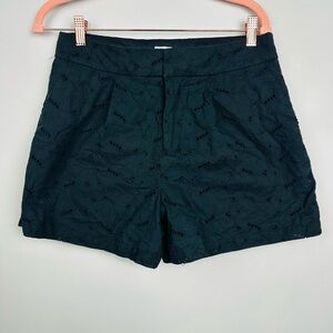 a new day Women's Black eyelet lace Shorts Size 8